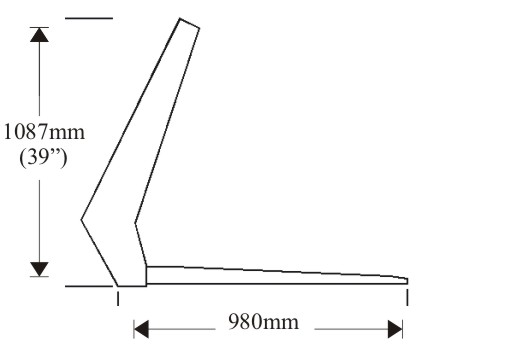 short tine manure fork drawing