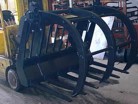 short tine manure fork with bolt on grapple